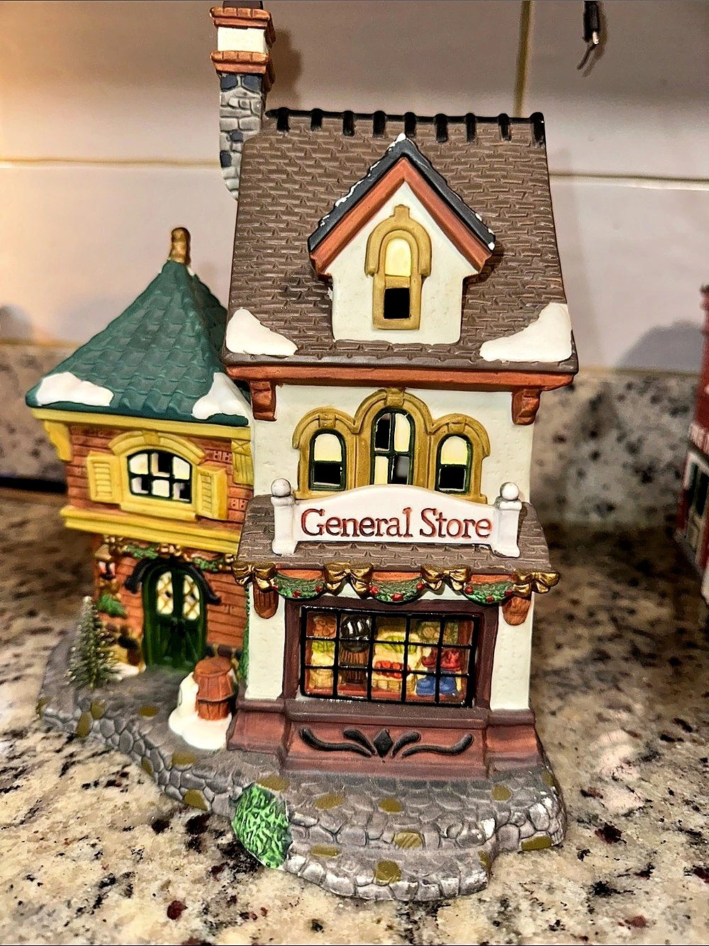 General Store Holiday Village Decor
